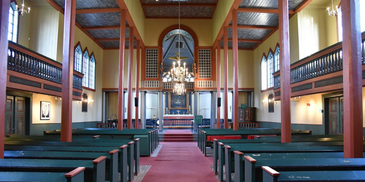 Bilde/illustrasjon for Høymesse fra Børsa Kirke Høymesse fra Børsa Kirke
