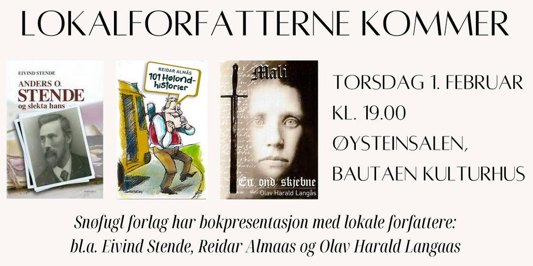 Bilde/illustrasjon for Lokalforfatterne kommer