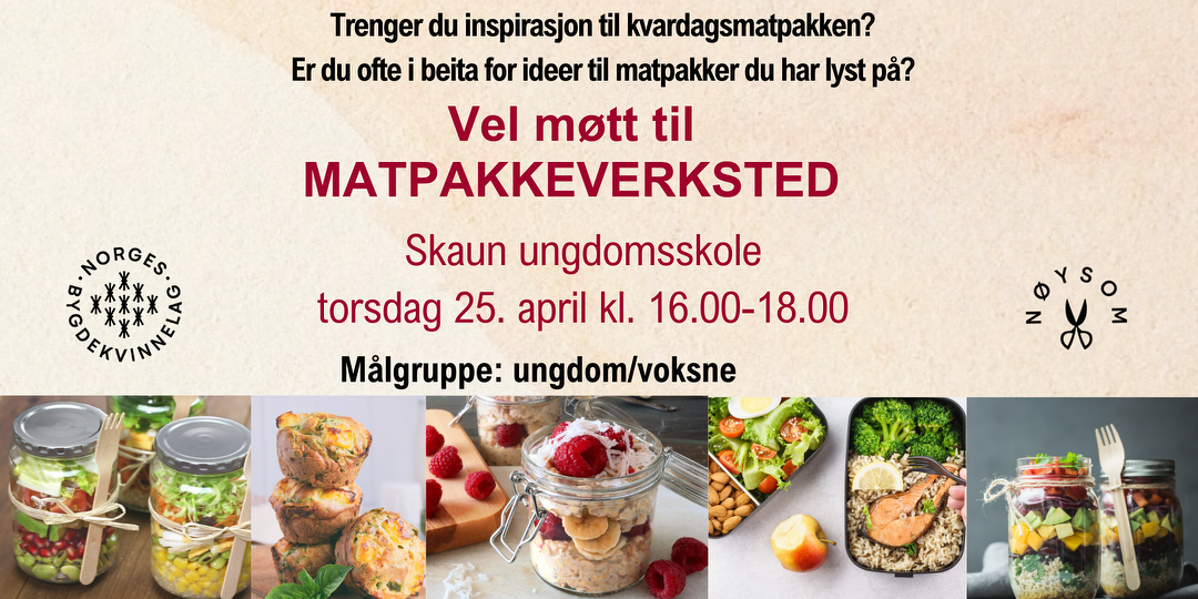 Bilde/illustrasjon for Matpakkeverksted