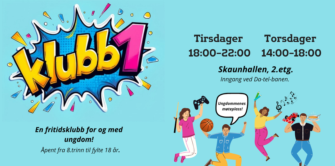 Bilde/illustrasjon for Høstens første klubbdag på Klubb1!