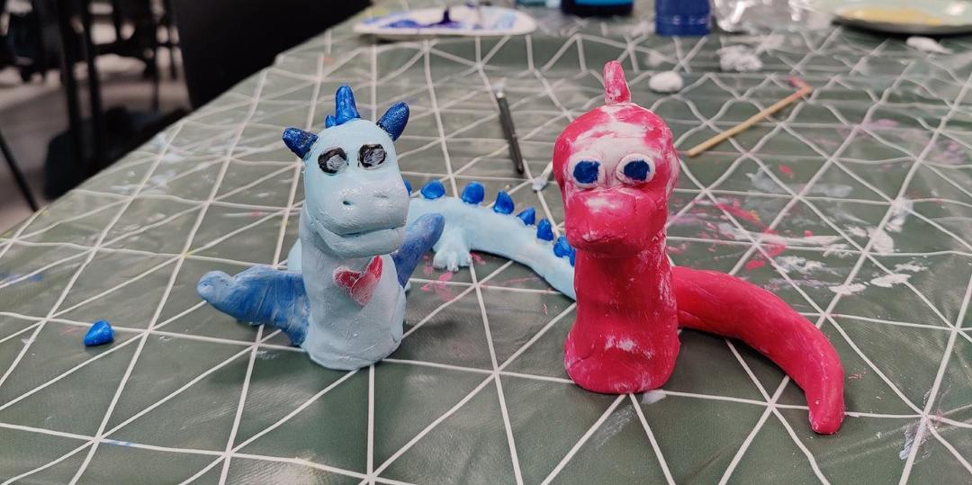 Bilde/illustrasjon for Leireverksted med fantasytema