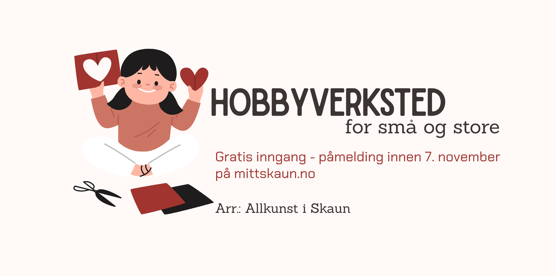 Bilde/illustrasjon for Hobbyverksted for små og store